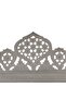 Hand carved 3-Panel Room Divider Grey 120x165 cm Solid Mango Wood - 2