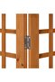 3-Panel Room Divider/Trellis Solid Fir Wood 121x180.5 cm - 5