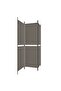 3-Panel Room Divider Anthracite 150x220 cm Fabric - 2