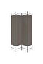 4-Panel Room Divider Anthracite 160x220 cm Fabric - 4