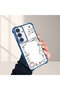 Samsung Galaxy S24 Compatible Transparent Silicone Flutter Protective Case Creative Pattern - 4