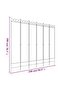 6-Panel Room Divider Brown 240x200 cm Fabric - 3