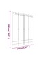 4-Panel Room Divider Anthracite 160x200 cm Fabric - 3