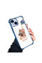 iPhone 15 Compatible Transparent Silicone Flutter Protective Case Tom and Jerry - 3