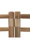 Folding 6-Panel Room Divider 240 cm Bamboo and Canvas - 6