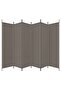 6-Panel Room Divider Anthracite 300x220 cm Fabric - 4