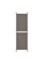4-Panel Room Divider Anthracite 200x180 cm Fabric - 5