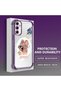 Samsung Galaxy A14 4g Compatible Transparent Silicone Flutter Protective Case Tom and Jerry - 3