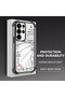 Samsung Galaxy S23 Ultra Compatible Transparent Silicone Flutter Protective Case Creative Pattern - 3