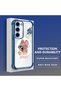 Samsung Galaxy S23 Compatible Transparent Silicone Flutter Protective Case Tom and Jerry - 3