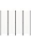 4-Panel Room Divider White 200x180 cm - 2