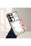 Samsung Galaxy S23 Ultra Compatible Transparent Silicone Flutter Protective Case Creative Pattern - 4