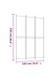 3-Panel Room Divider Anthracite 150x220 cm Fabric - 7