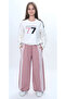 Girl's 100% Cotton Top & Bottom Tracksuit Set
