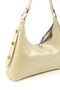 Wrinkled Textured Yellow Shk82 Baguette Model Single Compartment Women's Faux Leather Hand and Shoulder Bag - 6