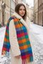 Women's Tasseled Thick Shoulder and Shawl Scarf - 3