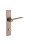 Sun Door Handle Natural Bronze Mirrored Wc Right