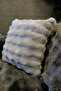 Plush Puffy Decorative Pillow Cushion Cover Fluffy Bubble Gray 1 Piece 50X50 cm - 3