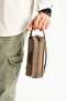 Men's Vegan Canvas Leather Portfolio Briefcase Handbag Dimensions- 11.5 cm X 21 cm X 6.5 cm M-433 - 3