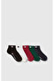 Seasonal 5Pk Quarter Socks White Unisex Socks - U30078-Ww007