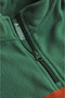 Colorblock Fleece Pullover – Green & Orange - 3