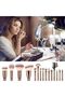 15 Pieces Professional Makeup Brush Set Suitable for Mixed Foundation, Concealer, Blush, Eyeshadow - 3