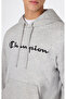 Script Shop Hooded Sweatshirt Gray Men's Sweatshirt - 221917-Em021 - 3