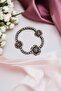 Flower Figured Zircon Stone Waterway Bracelet - 6