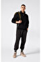 Elastic Cuff Pants Men's Black Sweatpants - 221574-Kk001