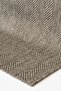 Liora Gray Woven Jute Non-Slip Sole Sisal Kilim Rug Washable Kitchen Rug 1900 - 5