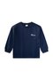 Heavy Fabric Long Sleeve T-Shirt 4-12 Years Old Navy Blue - 2
