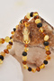 Natural Amber Teething Necklace for Babies – with Safety Lock - 4