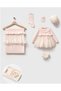 Baby Girl Knitwear Lace Hospital Discharge Set 6 Pieces Special Boxed 0-3 Months