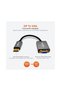 DP-to-VGA Adapter – DisplayPort Male to VGA Female, 1080p, Gold-Plated, Aluminium Alloy - 3