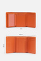 Magnetic Genuine Leather Unisex Wallet with Magnet – Elegant and Secure Design Orange - 5