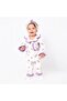 Women's Mother Ecru Purple Tulip Patterned Ruffled Bandana Pajama Set - 3