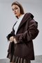 Acı Kahve Premium Regular Fit Trench Coat with Epaulettes and Windbreaker Detail Belted Trench Coat - 8