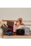 New Design Vintage Style Soft Quality Women's Handbag with Wristlet - 4