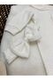 Baby Girl Jacquard Fabric Bandana Embroidered Jumpsuit - 3