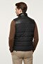 Black Everest Genuine Leather Detailed Men's Vest - 4