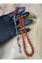 Barley Cut Old Collectible High-End Crimped Amber Prayer Beads