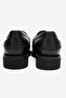 Women's Thick Sole Casual Shoes Real Leather Mt 24092 Black - 6