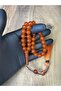 Sphere Knitted Rope Tassel Old High-End Tightening Dice Amber Prayer Beads - 2