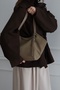Women's Buckle Detailed Zippered Shoulder Bag Riva - 6