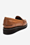 Women's Thick Sole Casual Shoes Genuine Leather Mt 24092 Taba - 4