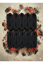 Pack of 10 Thermal Towel Socks - Fleece-Lined Winter Thick Black Socks - 2