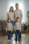 Family Combination Thessaloniki Knitted Sweater Raglan Sleeve Crew Neck |   Mother Father Child 6-12 Months – L/Xl - 5