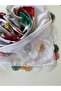 Handcrafted Needle Embroidered Writing/Needlework/Needlework Bait/Handcrafted Cheesecloth/Head Cover