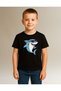 Cool Shark with Sunglasses Cool Shark Short Sleeve Printed Unisex Kids T-Shirt (4-13 Years) - 2