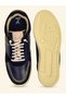 Men Black Textured Logo Detail Sneakers - 3